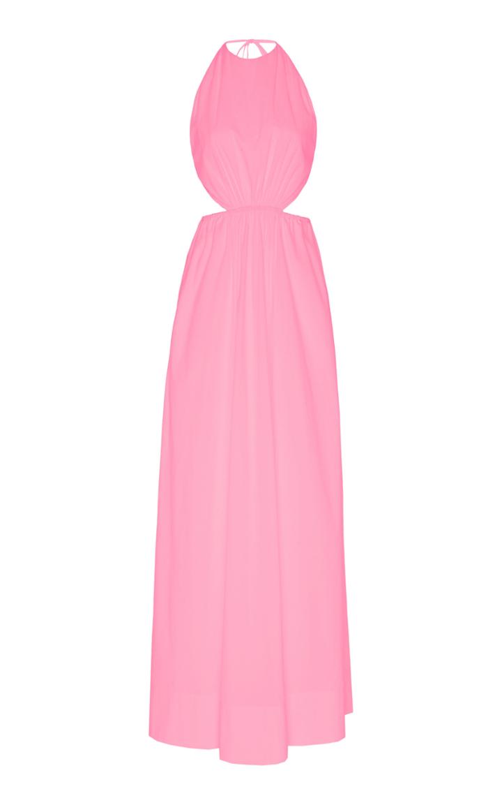 Moda Operandi Staud Apfel Cutout Cotton-broadcloth Maxi Dress Size: Xs