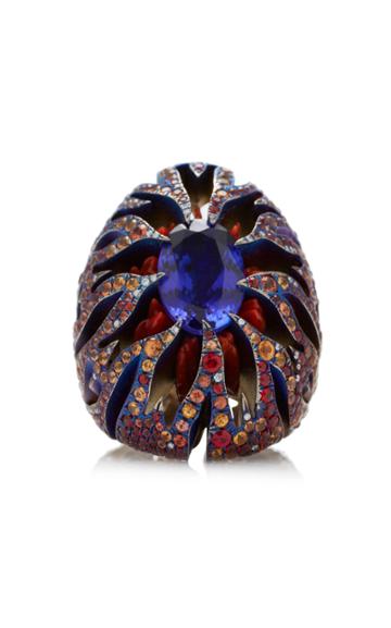 Arunashi One-of-a-kind Tanzanite And Sapphire Ring