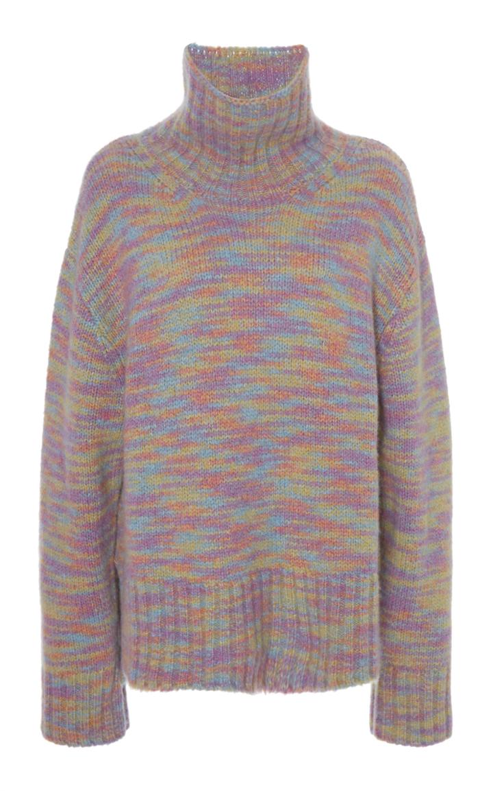 Sies Marjan Yuki Multicolored Wool Silk Turtleneck