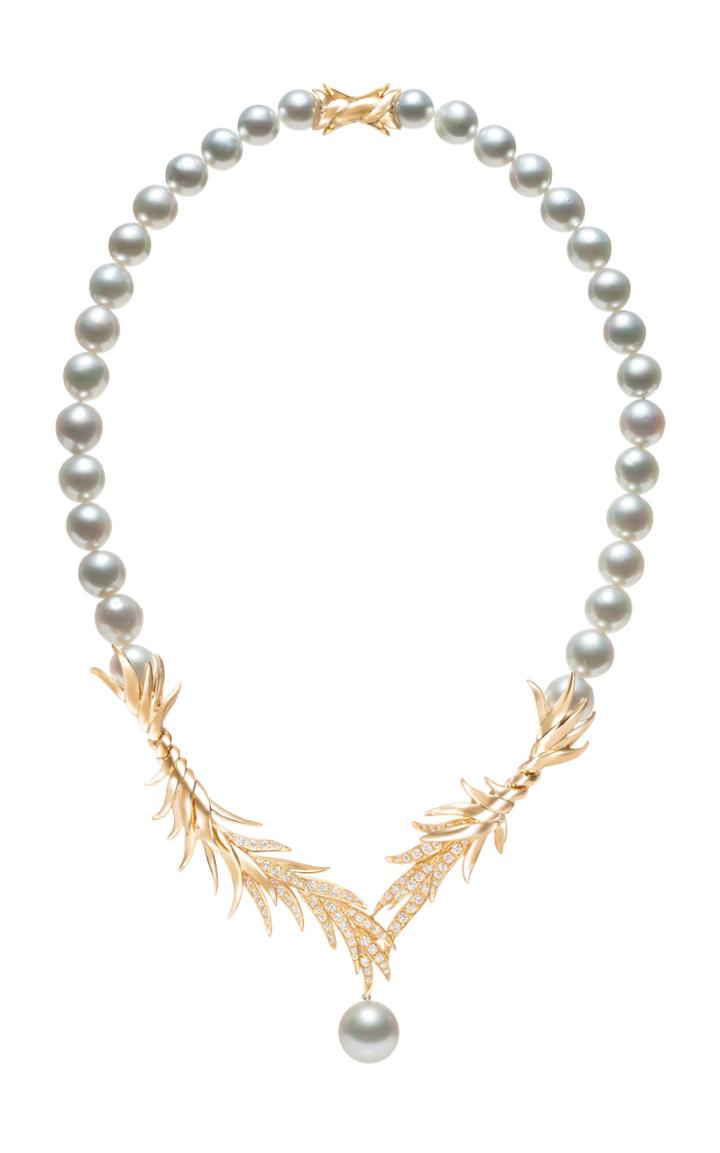 Tasaki Tasaki High Jewelry Gold Pearl Necklace
