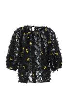 Cecilie Bahnsen Lace Puff Sleeve Astrid Blouse