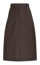 Eftychia Zip-detailed Wool-mohair Skirt
