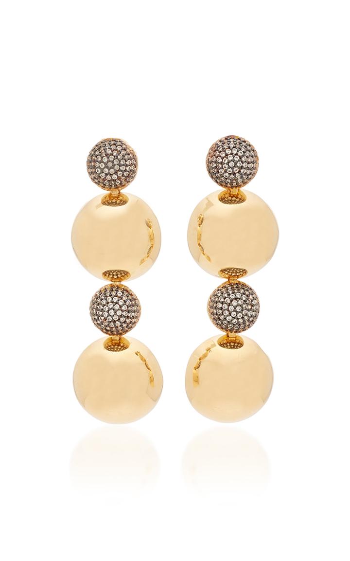 Mer's Gold-plated Sterling Silver Earrings