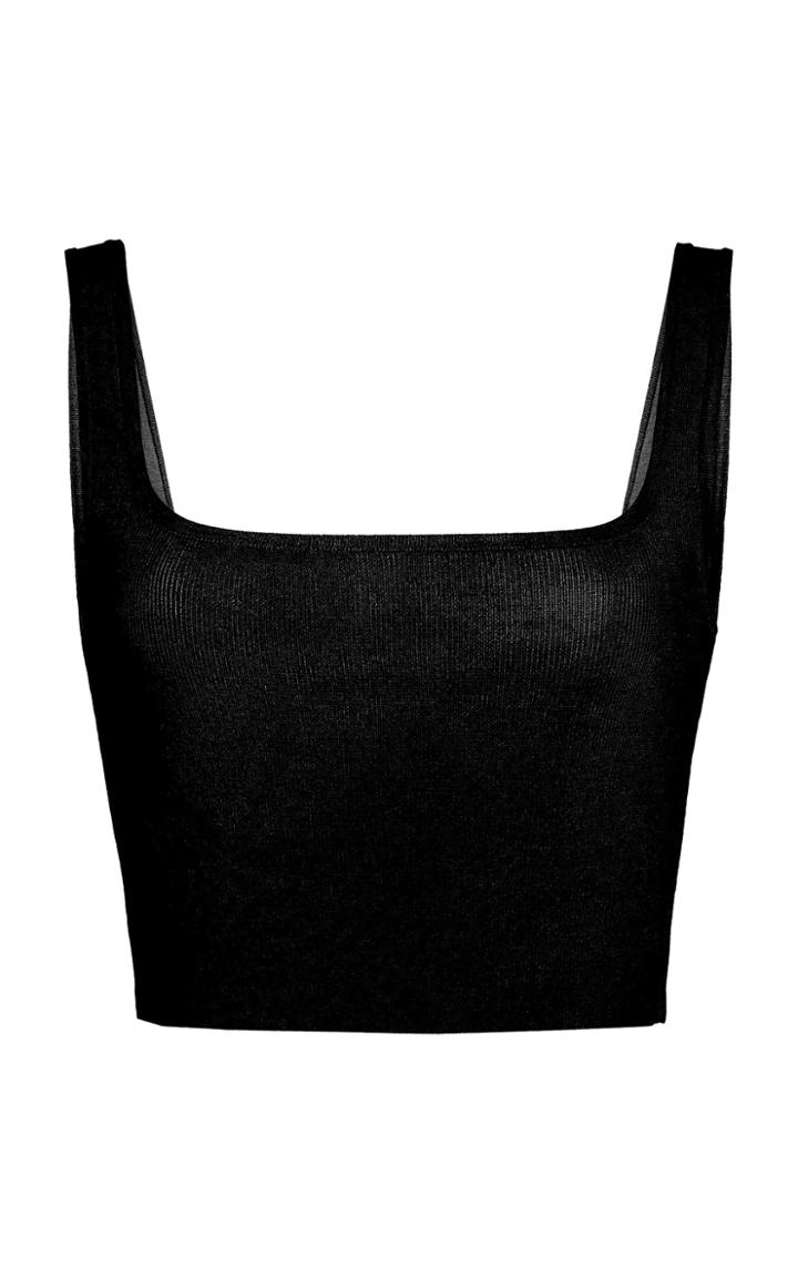 Moda Operandi Matteau Nineties Ribbed-knit Cropped Tank