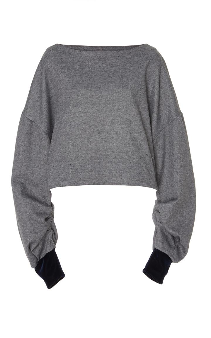 Leal Daccarett Melao Srunched Sleeve Sweater