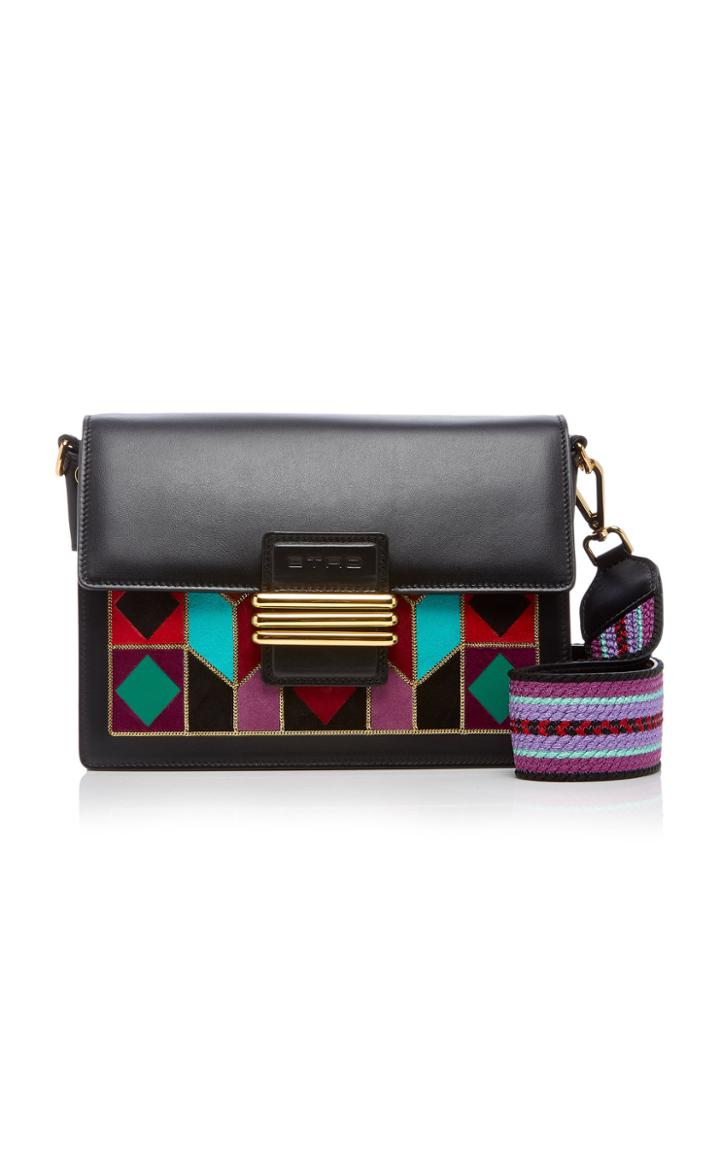 Etro Geometric Embroidered Shoulder Bag