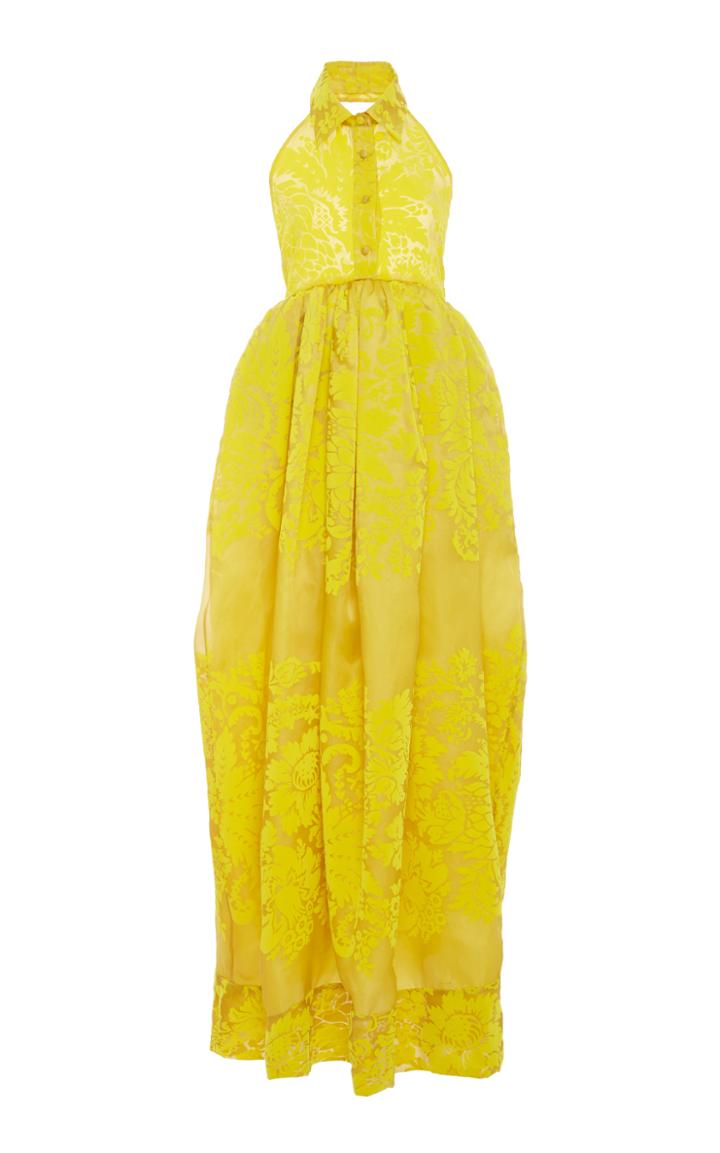 Rosie Assoulin Halter Neck Gown