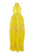 Rosie Assoulin Halter Neck Gown