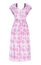 Gl Hrgel Pleated Linen Maxi Dress