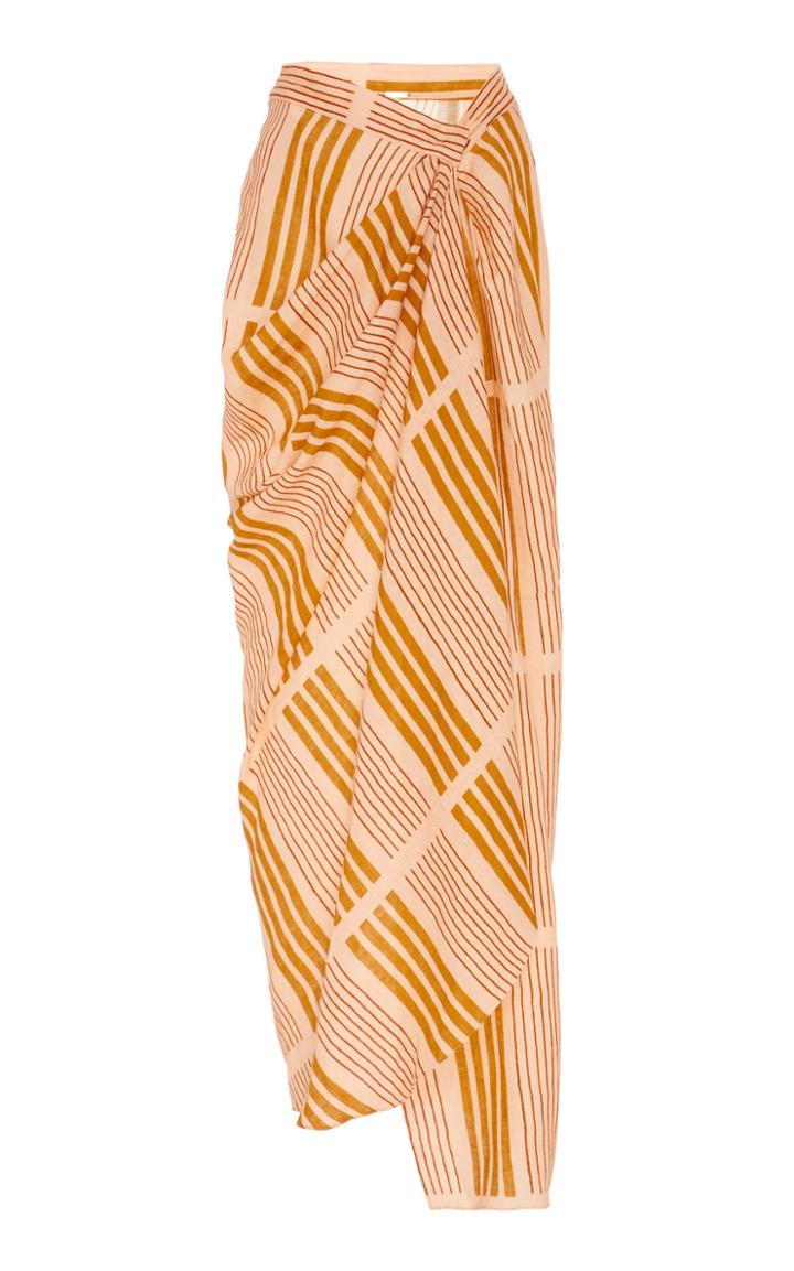 Moda Operandi Johanna Ortiz Directional Hypothesis Wrap Maxi Skirt Size: L