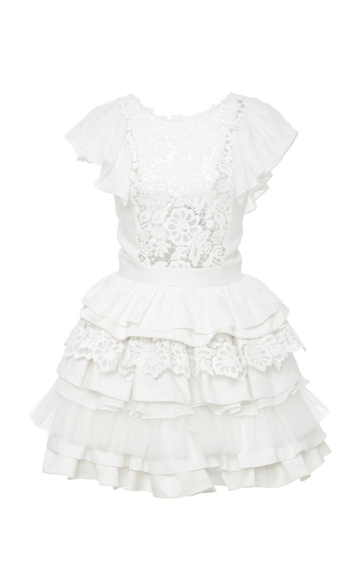 Fausto Puglisi Ruffle Mini Dress