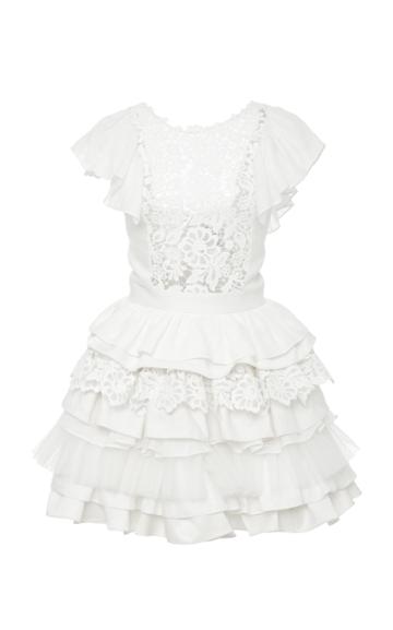 Fausto Puglisi Ruffle Mini Dress