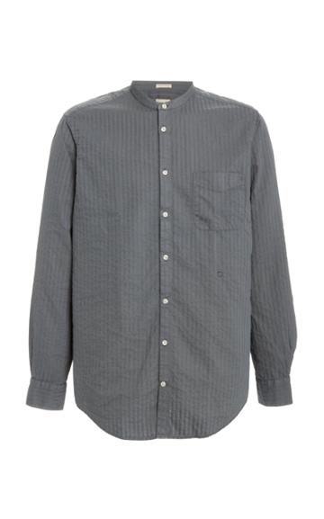 Massimo Alba Striped Cotton Button-down Shirt