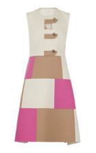 Delpozo Geometric Patchwork Dress