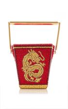 Judith Leiber Couture Golden Dragon Crystal-embellished Top Handle Bag