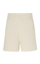 Sally Lapointe Silk Cashmere Cord High Waisted Short