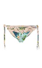 Verandah Anj Ruffled Tropical Print Bikini Bottoms