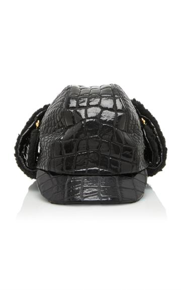 Versace Leather Flapper Hat
