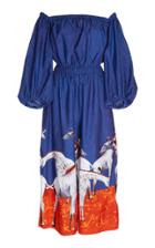 Stella Jean Off The Shoulder Jumpsuit