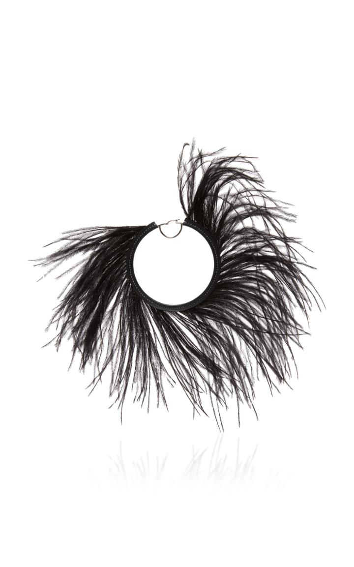 Loewe Single Feathers Loop Earring