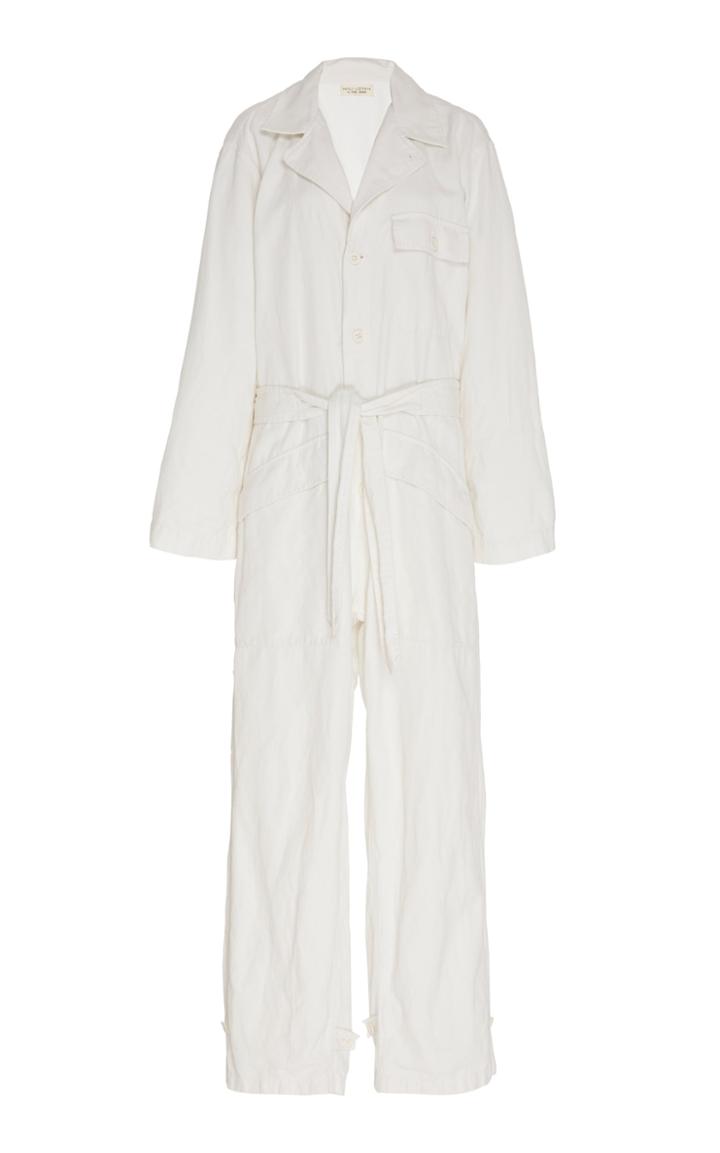 Moda Operandi Nili Lotan Aria Cotton-blend Jumpsuit Size: Xs