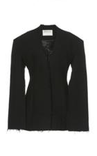 A.w.a.k.e. Collarless Split Sleeve Jacket