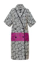 Diana Kvariani Short Sleeve Floral Coat