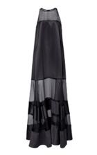 Rahul Mishra Satin Organza A-line Dress