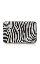 Judith Leiber Couture Zebra Seamless Crystal-embellished Clutch