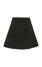 Lein Wool Mini Skirt