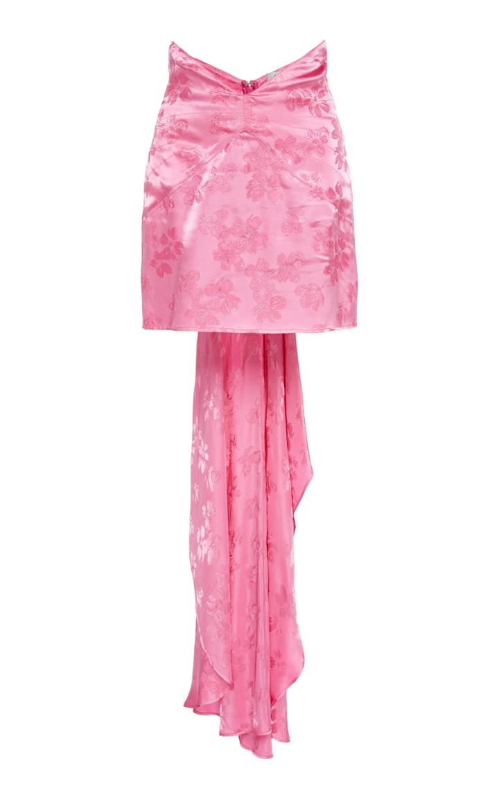 Attico Floral Jacquard Butterfly Mini Skirt