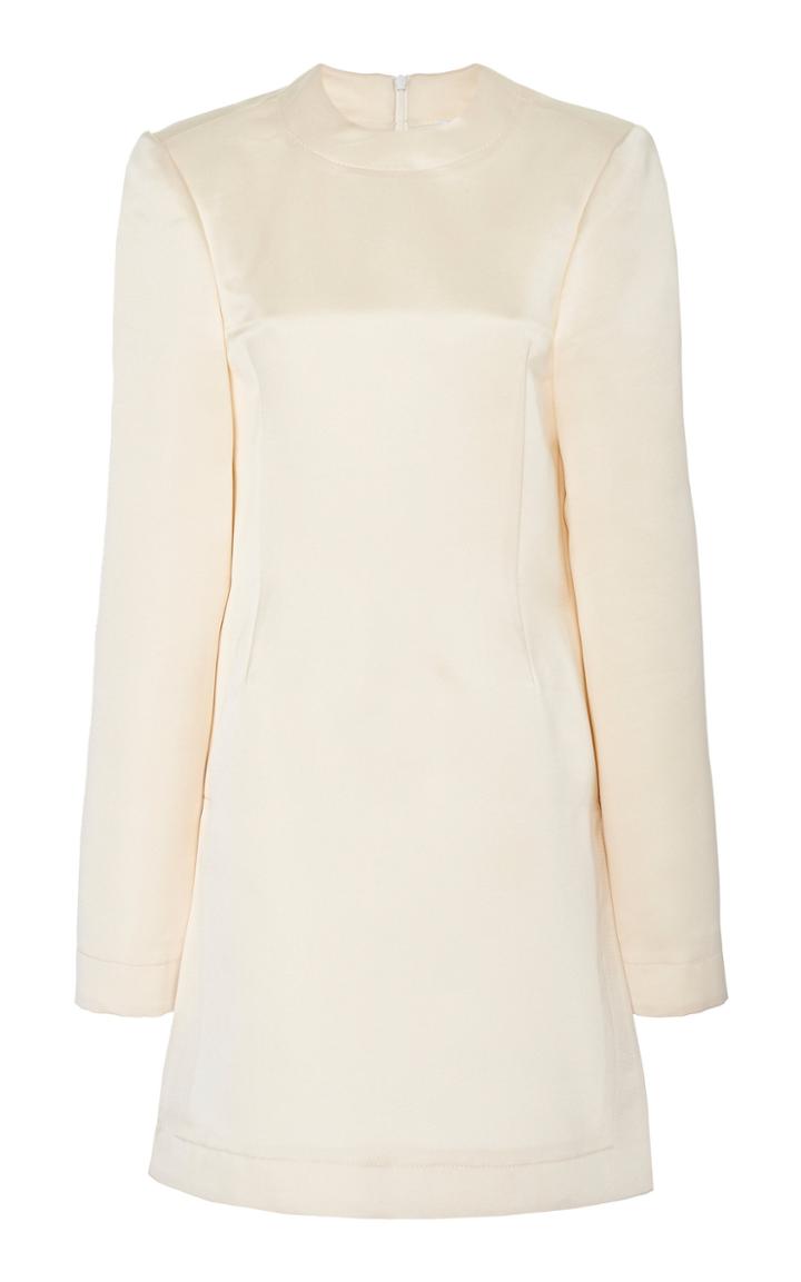 Rosie Assoulin Molded Shoulder Silk Top