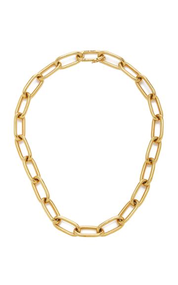 Moda Operandi Sophie Buhai Gold Large Rectangular Chain Collar, Short