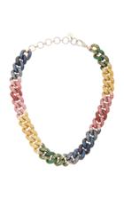 Moda Operandi Shay One Of A Kind 18k Gold Jumbo Rainbow Link Necklace