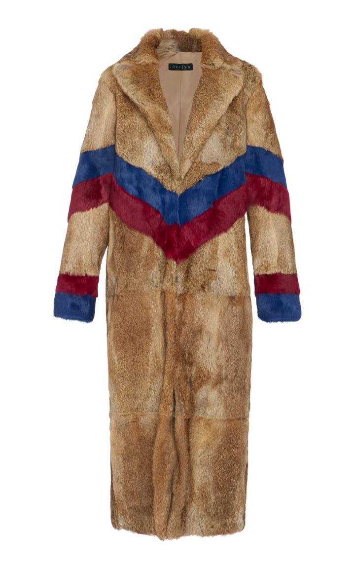 Jocelyn Chevron Insert Coat