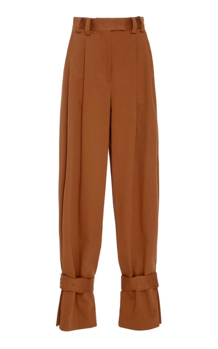 Diane Von Furstenberg Pleated High Rise Pant