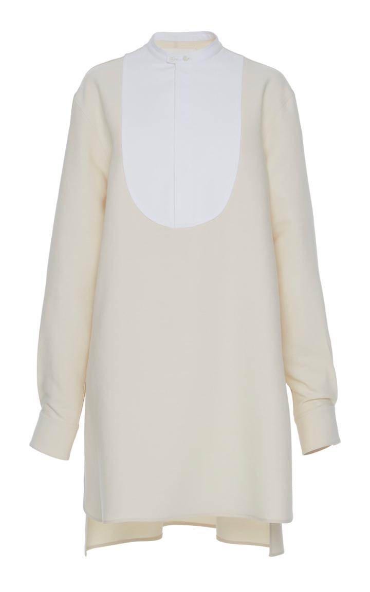 Jil Sander Lakshmi Bib Crepe De Chine Top