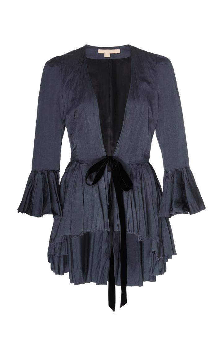 Brock Collection Bow-detailed Peplum Jacket