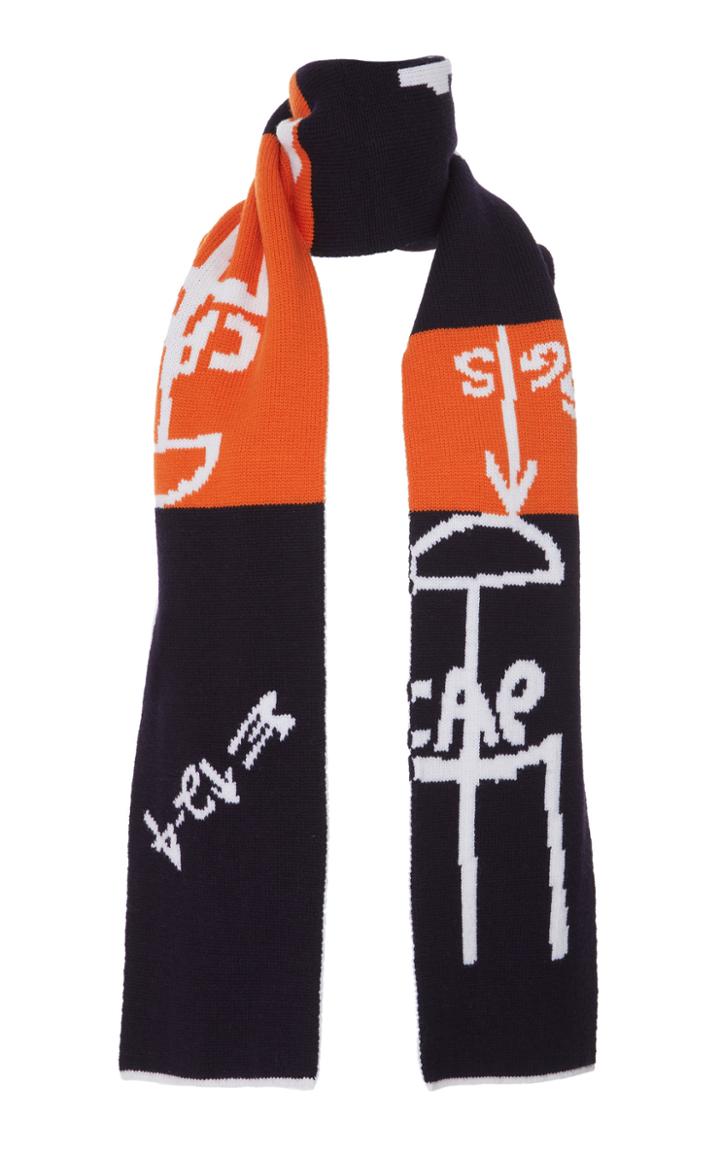 Tibi Construction Signal Scarf