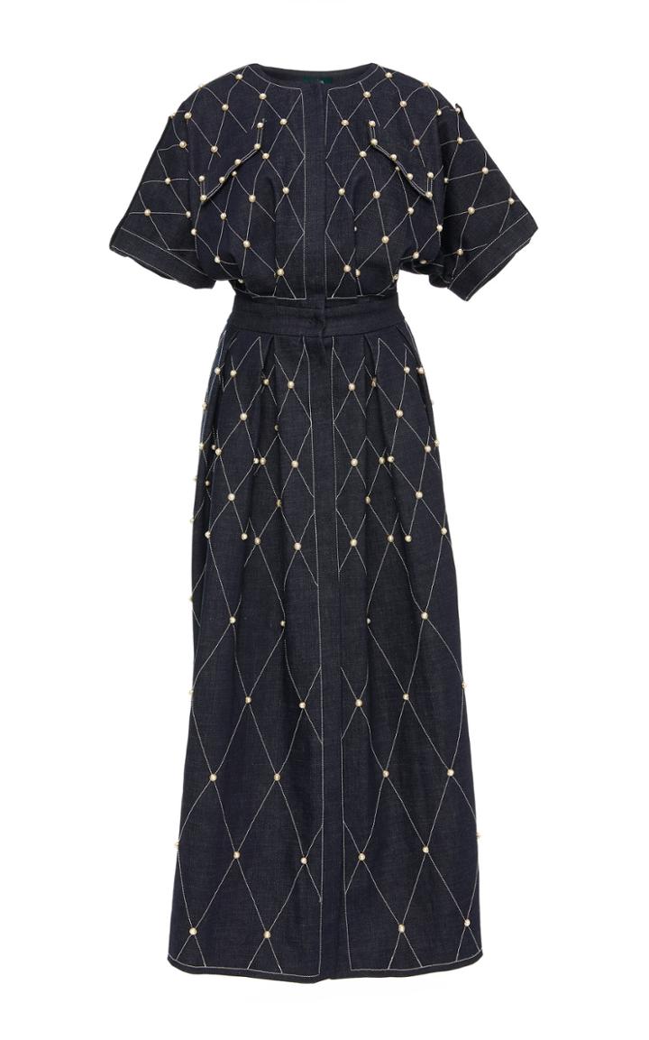 Alena Akhmadullina Studded Denim Dress