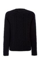 Officine Gnrale Aran Wool Cable-knit Crewneck Sweater
