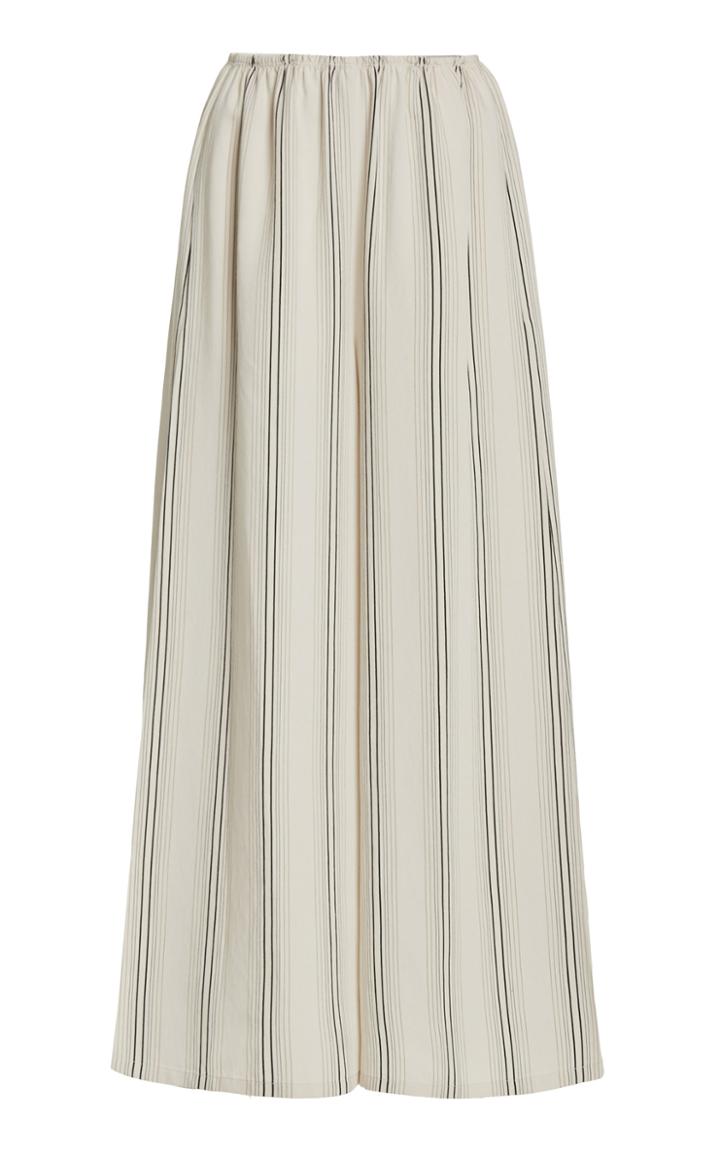 Moda Operandi Vince Striped Crepe Culotte Pants