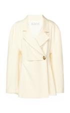 Moda Operandi Rejina Pyo Jodie Linen-blend Wrap Jacket Size: Xs