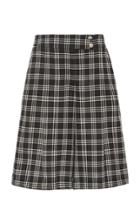 Moda Operandi Veronica Beard Saira High-waist Plaid-printed Shorts Size: 00