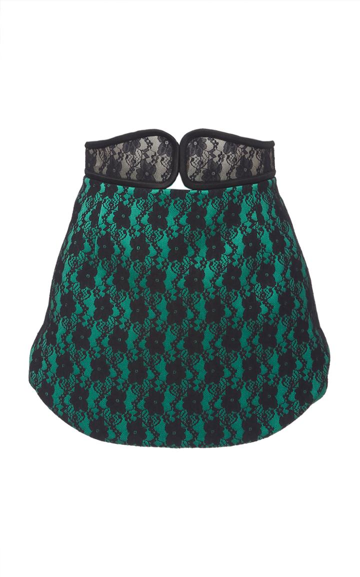 Christopher Kane Lace Overlay Mini Skirt