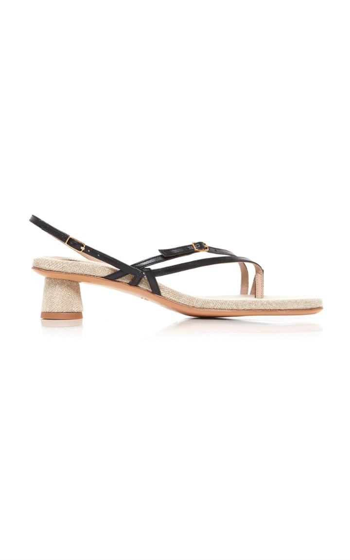Moda Operandi Jacquemus Les Basgia Leather Sandals