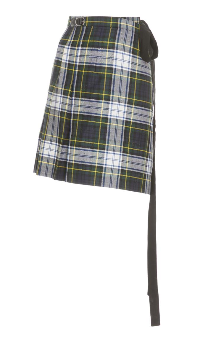 Tuinch Wool Mini Kilt Skirt