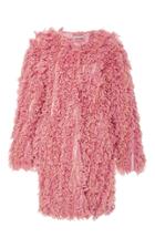 Christina Economou Fringe Panel Coat