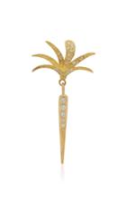Orit Elhanati Roxy Palm Stick 18k Gold Diamond Single Earring