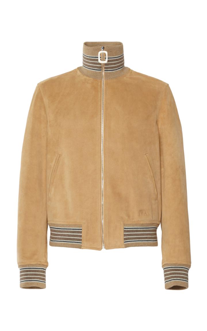 Jw Anderson Suede Bomber Jacket